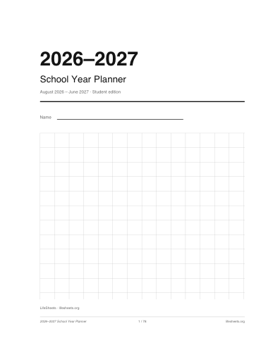 Cover page